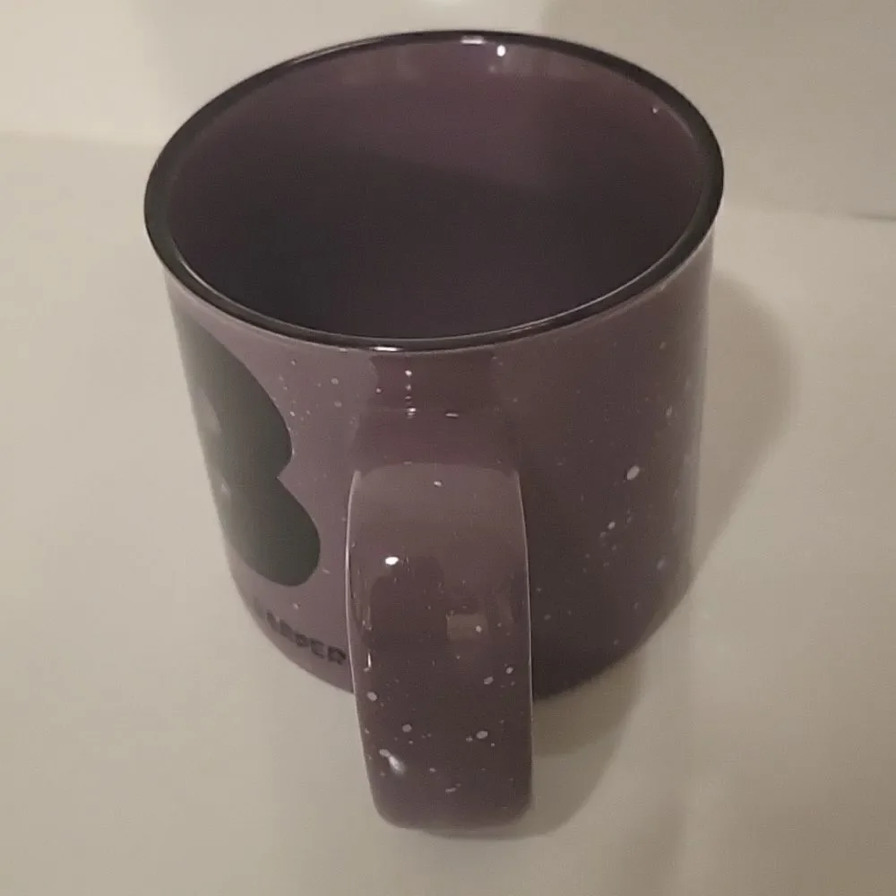 South of the Border Rest Stop Coffee Mug Purple Speckled